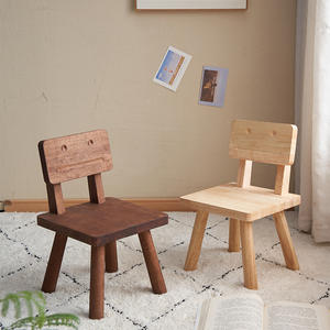 <span class=keywords><strong>Petit</strong></span> tabouret moderne en bois pour enfants Conception de <span class=keywords><strong>robot</strong></span> mignon pour l'école et la maternelle Apprentissage ménage Petits tabourets bas en bois tout solide - Product Image 4