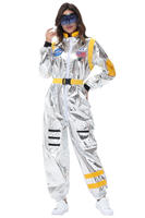 Costume d'astronaute pour scène et télévision, homme et femme, confortable, combinaison de pilote spatial pour adultes, idéal pour Halloween - Grande Vente