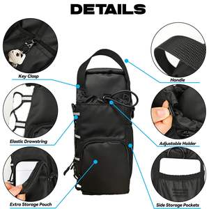 Bolsa de Gimnasio Magnética Personalizada Tomic, Bolsa Deportiva de Viaje Unisex, Bolsa Bandolera Magnética Pequeña con Porta Botella de Agua, Bolsa de Gimnasio Práctica - Product Image 5