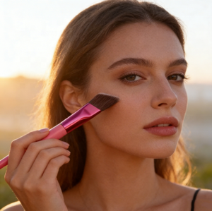 2025 nouveau Design multi-fonction plat carré brosse à sourcils utilisé avec correcteur crayon à sourcils Blush cheveux synthétiques bas quantité minimale de commande - Product Image 1