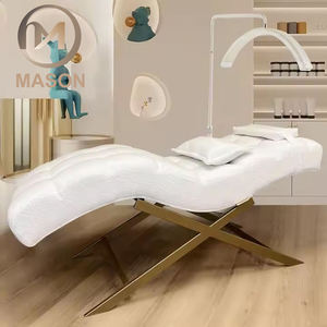Cama de Estética para Cejas, Mueble de Salón de <span class=keywords><strong>Belleza</strong></span> Más Vendido, con Reposacabezas Ajustable, Cama de Masaje <span class=keywords><strong>y</strong></span> Pedicura - Product Image 1