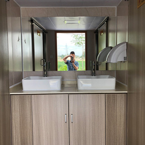 Toilettes portables en panneaux sandwich, modernes, écologiques, pour les attractions touristiques, utilisation en extérieur - Product Image 3
