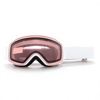 Lunettes de ski personnalisées pour enfants, vente en gros, anti-buée, UV400, lentille HD, sangle réglable, OEM/ODM, lunettes de sport pour snowboard pour enfants