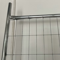 Panneaux de clôture de sécurité en métal galvanisé et traité thermiquement, clôture temporaire pour chantier, grillage de 6 pieds