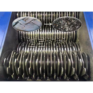 Trituradora Chatarra Trituradora de metal Cuatro ejes Caucho Plástico Reciclaje Industrial Neumáticos Trituradoras Máquinas - Product Image 1