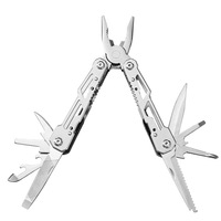 Pince multifonction 15 en 1 pliable en acier inoxydable, coupe-fil, survie, EDC, camping