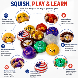 Hot-Selling Unisex Stress-Relieving Squeeze Toy Steamed Bun Squishy Slow Rebound Simulation Decompression Toy for Ages 8+ & 14+ - Product Image 5