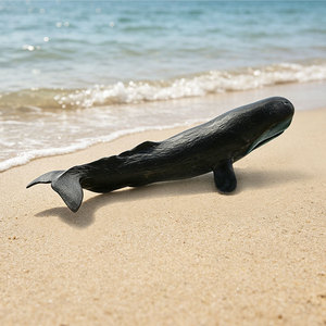 Modelli di Animali Marini Simulati per Acquari, Souvenir in PVC: Balena Dorata, <span class=keywords><strong>Squalo</strong></span> Basking, Balena Blu, Balena Grigia - Product Image 6