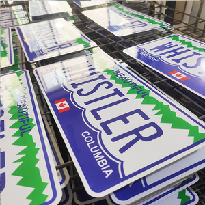 Placa de Matrícula de Aluminio Personalizada con Logotipo en Relieve, Placa de Matrícula de Coche con Número de EE. UU., Recuerdo Europeo, Placas Decorativas - Product Image 6