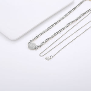 عقد ذهب سلاسل تصاميم النساء مجوهرات أضيق الحدود 18k مطلي دائرة قلادة <span class=keywords><strong>18kgp</strong></span> خمر سميكة داينتي الرجال عقد ذهب - Product Image 5