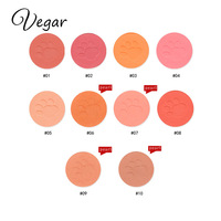 Poudre minérale végétalienne professionnelle, imperméable, haute pigmentation, fini mat, étiquette privée, tampon en forme de patte de chat, logo personnalisé, vente en gros