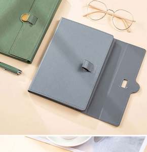 สมุดโน้ตปกแข็งหนัง PU คุณภาพสูงขนาด A5 ปี 2025 พร้อมชุดกระติกน้ำร้อน 1 ใบ  ชุดของขวัญวางแผนธุรกิจพร้อมโลโก้สั่งทำได้ - Product Image 5