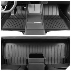 Tapis de sol semi-enclos en TPE 3 pièces pour Tesla Model 3, moulé par injection, ajustement parfait OLIVER - Product Image 4