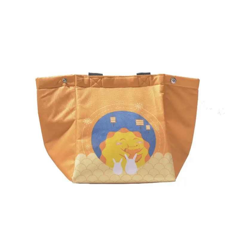 Cartoon Thermal Lunch Bag mit Reis, mit einer wasserdichten Tasche aus Aluminium folie