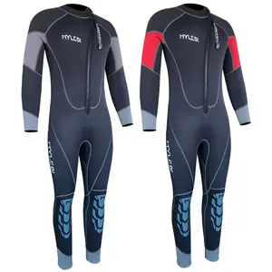 OEM Long Sleeve Neoprene Super Stretch Front Top Chest Zip Surf Wetsuit 3mm Diving Suit For Men