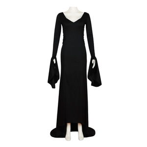Costume da Cosplay della <span class=keywords><strong>Famiglia</strong></span> Addams di Star's Edge, Set Abito di Halloween di Wednesday e Morticia - Product Image 4