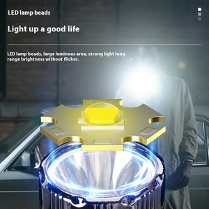 Linterna de martillo de seguridad para coche Solar de lúmenes altos, alarma de pitido recargable, luz de antorcha Led, linternas tácticas, carga de teléfono móvil - Product Image 5