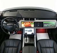 Navigation Globale Écran Triple 2K de 12,3 Pouces Autoradio pour Range Rover Vogue 18-19 Système Harman avec CarPlay Sans Fil Bluetooth