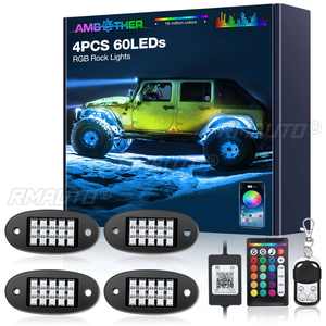 Tira de Luces LED RGB para el Chasis del Automóvil, Luces Ambientales Flexibles para la Parte Inferior del Vehículo con Control Remoto por Aplicación, Lámparas Decorativas de Neón para Automóviles - Product Image 6