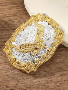 Western cowboy <strong>belt</strong> <strong>buckles</strong> for men and women, double-color alloy <strong>buckle</strong> patterns can be customized - Product Image 3