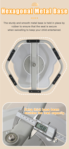 Cadeira giratória para crianças autistas, cadeira de brinquedos sensoriais para crianças, cadeira giratória oscilante, equipamento de fisioterapia para equilíbrio - Product Image 6