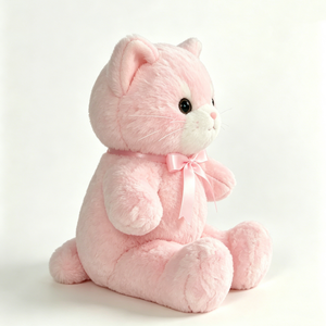 Customized <b>cat</b> <b>plush</b> toy kitten,stuffed animal pink <b>cat</b> <b>plush</b>, soft <b>cat</b> stuffed toy - Product Image 3