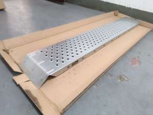 Engelli erişim için araç ATV araba motosiklet bisiklet için galvanizli çelik garaj kamyon römork yükleme rampaları - Product Image 3