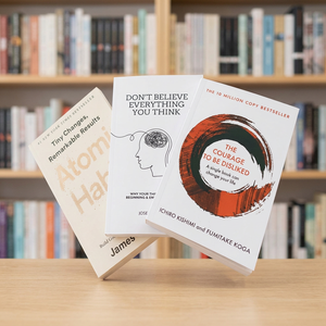 Ensemble de livres de développement personnel : Atomic Habits, Ne Croyez Pas Tout Ce Que Vous Pensez & Le Courage d'être Détesté (Lot de 3 livres) - Product Image 1