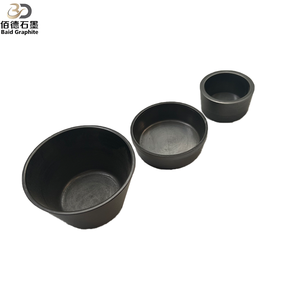 بوتقة جرافيت عالية القوة والنقاء مخصصة، 1 كجم و2 كجم و3 كجم، بوتقة سيليكون لصهر المعادن لمعالجة المعادن - Product Image 2