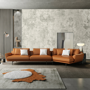 Carta da Parati in Cemento Blu Scuro 3D ORON Factory, Adesivi <span class=keywords><strong>Murali</strong></span> di Lusso Effetto Cemento per Decorazione Interna Casa - Product Image 2