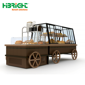 Exhibidor de Panadería de Madera y Acrílico Personalizado de Alta Capacidad - Product Image 3