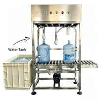 Machine de remplissage d'eau en seau de 20 L, remplisseuse de bouteilles de 5 gallons, équipement commercial de production d'eau potable, station de remplissage d'eau