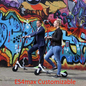 Trottinette électrique ES4, étanche IP54, autonomie de 20 milles, batterie haute capacité de 356 Wh, vitesse de 17 MPH, puissance de 600 W, moteur de 300 W, 3,5 H, ES4 E-scoot - Product Image 4