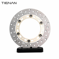 Disque de frein flottant pour moto, rotor semi-flottant, support en aluminium anodisé or, rotor de frein universel CNC, remplacement