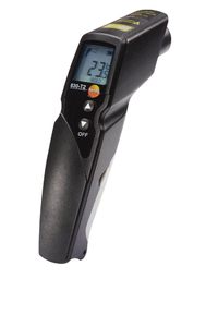 Thermomètre IR Testo 0560 8312 830-T1, optique 12:1, double laser, OEM personnalisable, matériau ABS, IP67 - Product Image 4