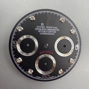 Thép không gỉ 29.5mm quay số Xem với r Logo màu xanh lá cây sáng phụ kiện không thấm nước - Product Image 2