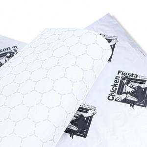 Papier d'emballage isolé en nid d'abeille laminé en aluminium avec impression de logo pour l'emballage de hamburgers et de sandwichs - Product Image 2