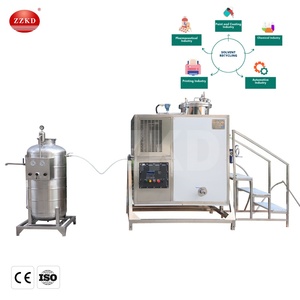 Destilador de disolvente de hidrocarburo de alimentación continua de 40L ~ 450L Máquina de reciclaje de disolvente de residuos gris claro a prueba de explosiones - Product Image 1