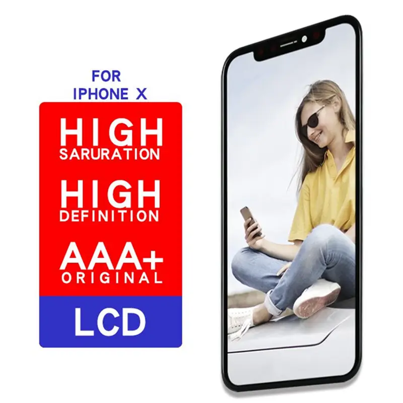 Competitive price mobile phone LCD screen monitor available for iphone X