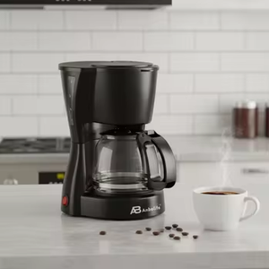 ANBOLIFE Nouvelle cafetière à filtre 0,6 L <span class=keywords><strong>grande</strong></span> capacité en plastique avec fonction maintien au chaud pour usage familial - Product Image 2