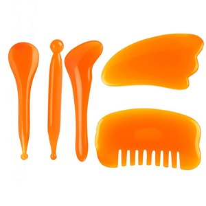 Planche Gua Sha, bâton de massage pour les yeux, stylo d'acupression, ensemble de massage pour le visage, les jambes, le dos et le corps entier pour usage domestique. - Product Image 2