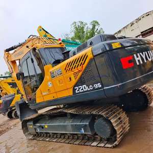 Excavateur Hyundai 220LC-9S d'occasion Original Japan Grande pelleteuse hydraulique sur chenilles de 20 tonnes à haut rendement pour Offre Spéciale à Hefei - Product Image 2