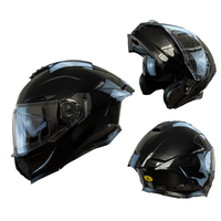 Casques de moto de haute qualité en gros, 3C Dot ABS, à rabat, tendance, casque Dot pour moto