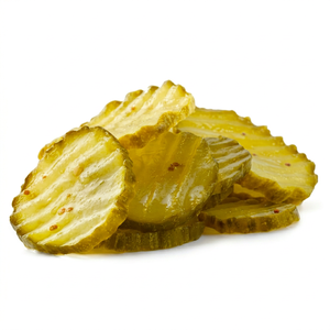 Concombre entier salé et assaisonné, coupé en vagues |   Légumes marinés de qualité supérieure |   Pot en verre |   Marque privée OEM |   Qualité d'exportation - Product Image 1