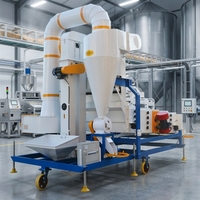 5XZC-20BX Sesamsamen-Reinigungsmaschine Sesam-Schälmaschine Wasserlos