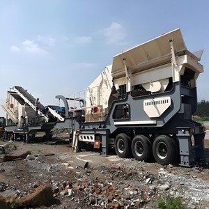 Estación Móvil de Trituración de Neumáticos, Línea de Producción de Trituración de Impacto para Residuos de Construcción, Fabricante de Molinos de Mineral sobre Orugas - Product Image 2