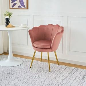 Home makeup chair, comfortable chair with backrest, lotus chair, <b>nail</b> chair, bedroom dressing <b>table</b> - Product Image 1
