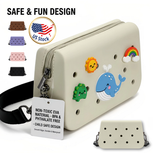 卡哇伊伊娃迷你木屐魅力手提包创意DIY手提包轻便防水玩具儿童日用礼品袋 - Product Image 1