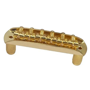 Puente de Guitarra de Metal Chapado en Oro de Alta Calidad para Guitarra FD Jmaster - Product Image 2