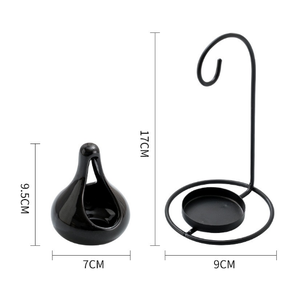 Lampe à huile créative suspendue noire à 2 couleurs, lampe à bougie domestique - Product Image 6